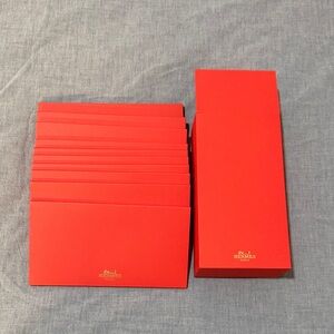 Hermès Scarlet Red Envelope Set